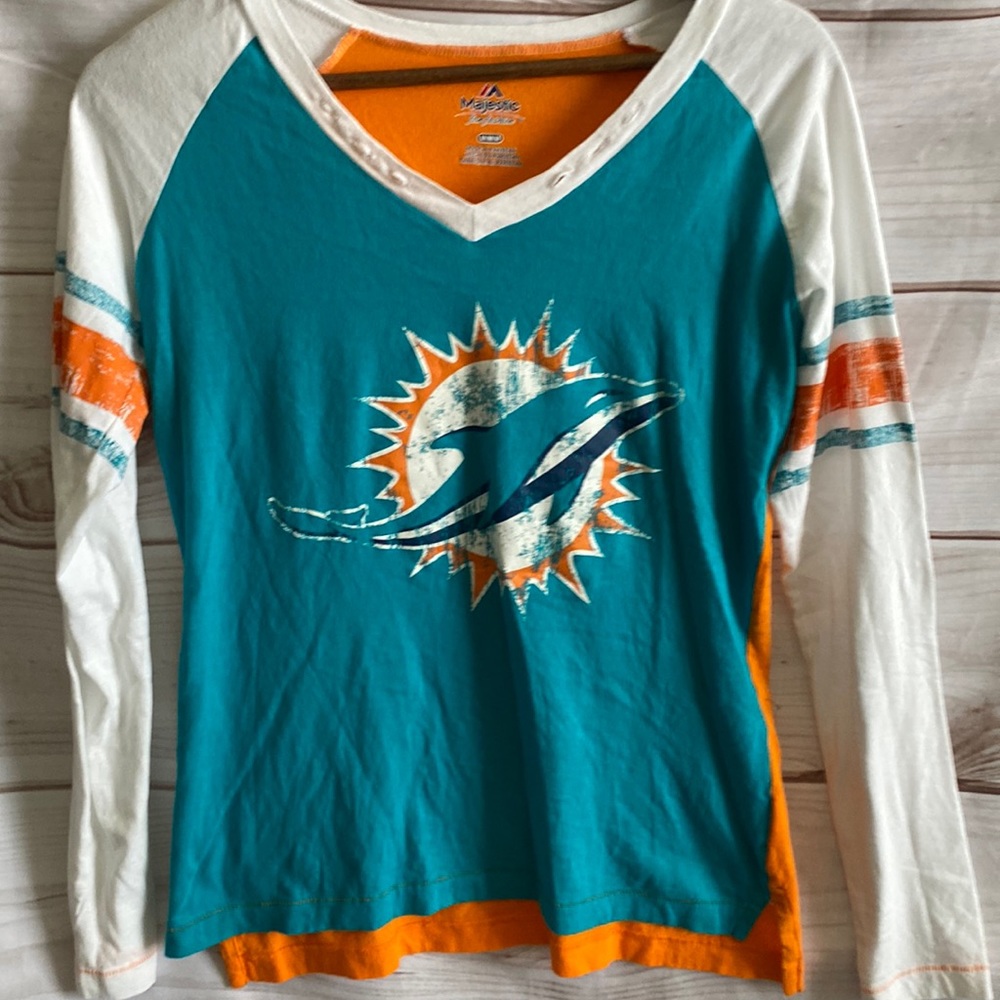 Miami dolphins long sleeve size medium